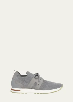 Loro PianaKnit Lace-Up Runner Sneakers