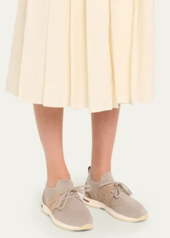 Loro PianaKnit Lace-Up Runner Sneakers
