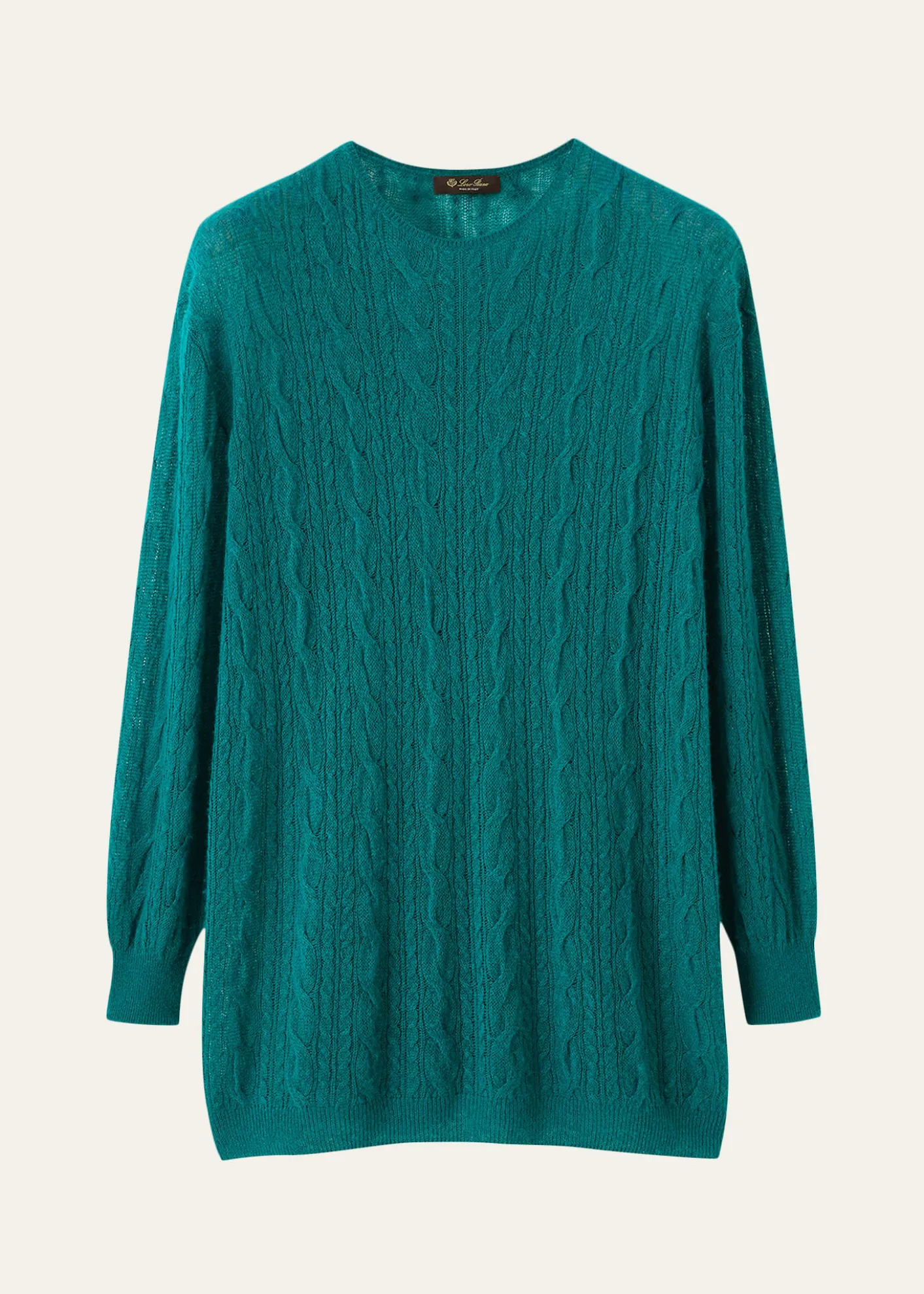 Loro PianaKudle Cashmere-Silk Crewneck Sweater