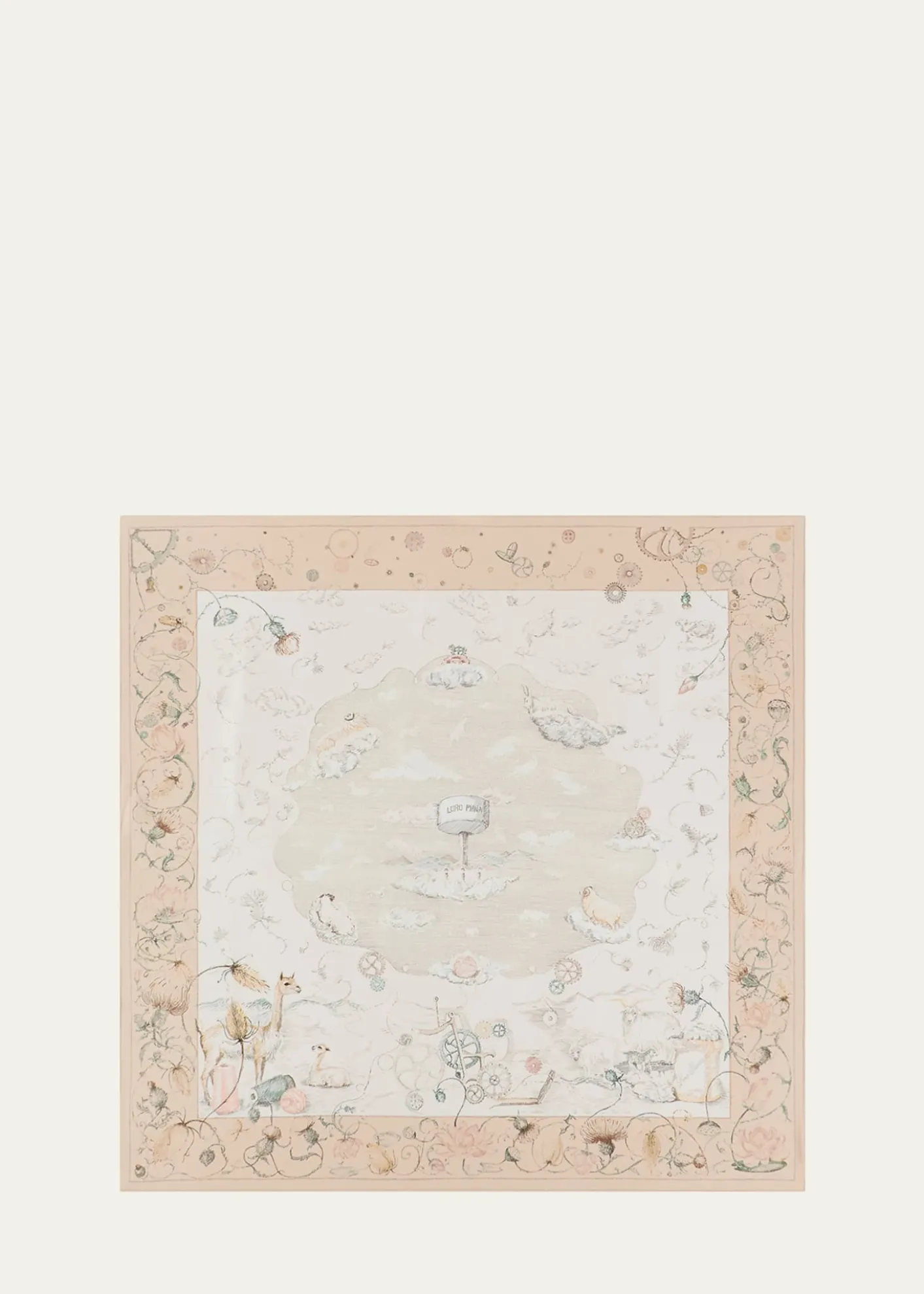 Loro PianaLaboratorio Delle Meraviglie Silk Foulard Scarf