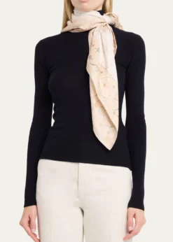 Loro PianaLaboratorio Delle Meraviglie Silk Foulard Scarf