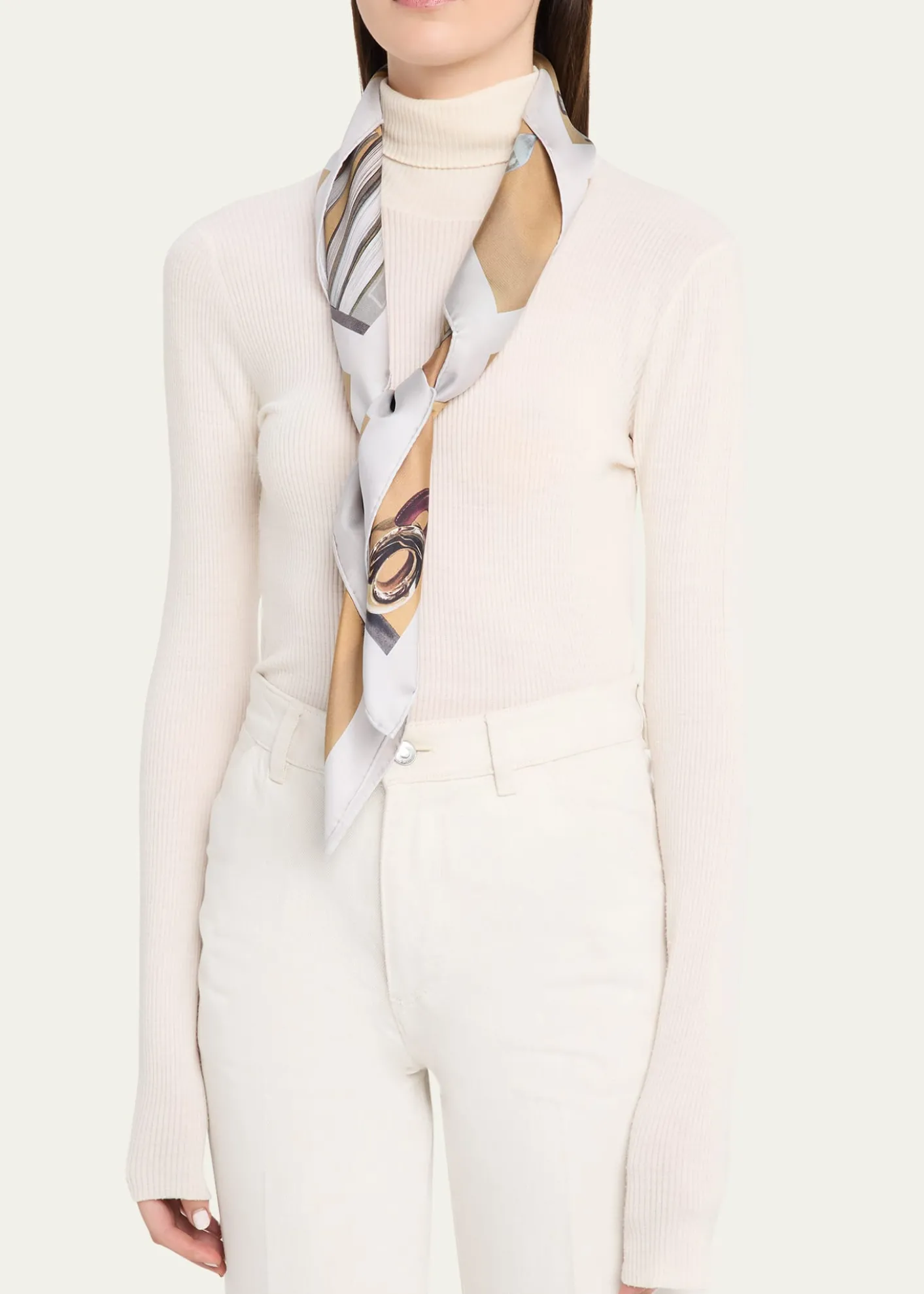 Loro PianaLa Libreria Silk Foulard Scarf