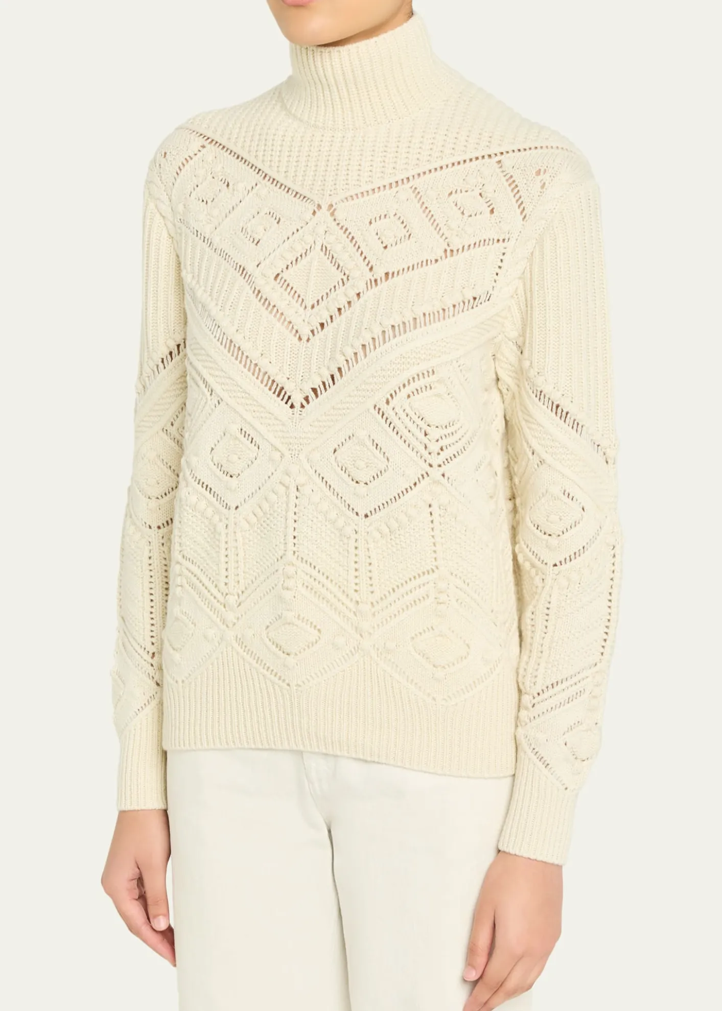 Loro PianaLa Plagne Mock-Neck Cashmere Sweater