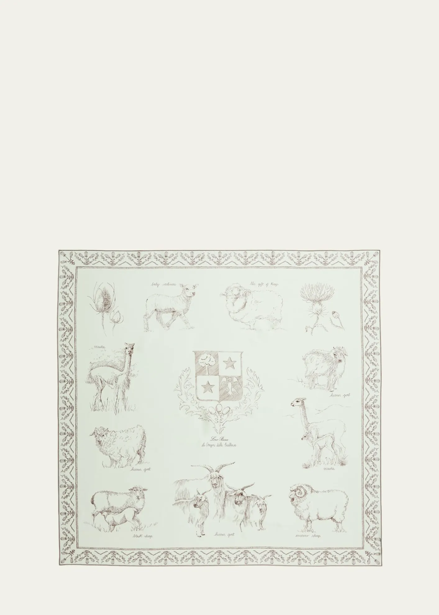Loro PianaLe Origini Delle Eccellenze Foulard Scarf