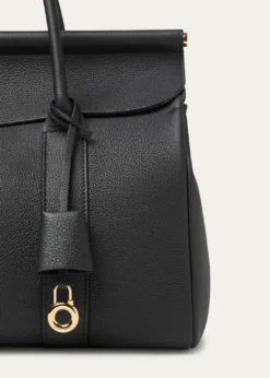 Loro PianaLoom 32 Grained Leather Top-Handle Bag