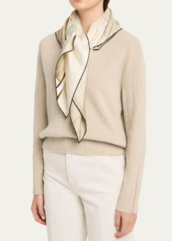 Loro PianaMaestrale Silk Foulard Scarf