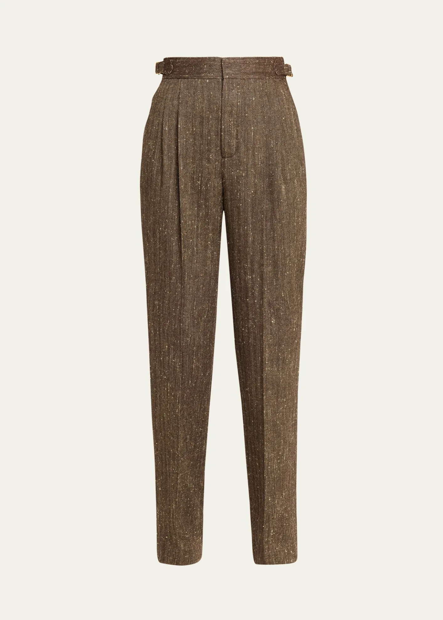 Loro PianaMalik Pleated Straight-Leg Trousers