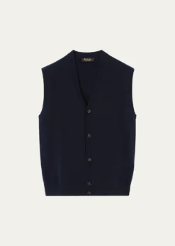 Loro PianaMen's Baby Cashmere Knit Classic-Fit Vest