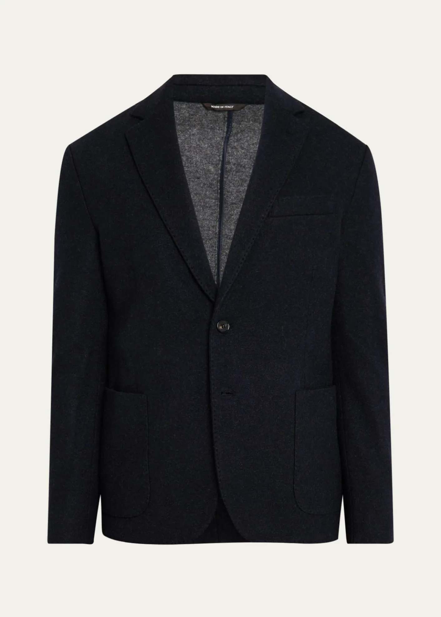 Loro PianaMen's Cashmere Single-Breasted Sweater Jacket