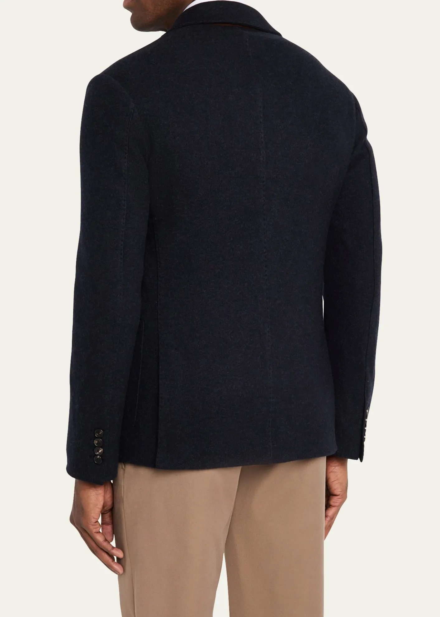 Loro PianaMen's Cashmere Single-Breasted Sweater Jacket
