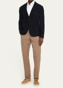 Loro PianaMen's Cashmere Single-Breasted Sweater Jacket