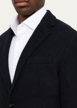 Loro PianaMen's Cashmere Single-Breasted Sweater Jacket