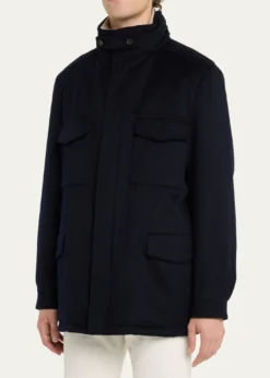 Loro PianaMen's Cashmere Storm System Traveller Jacket