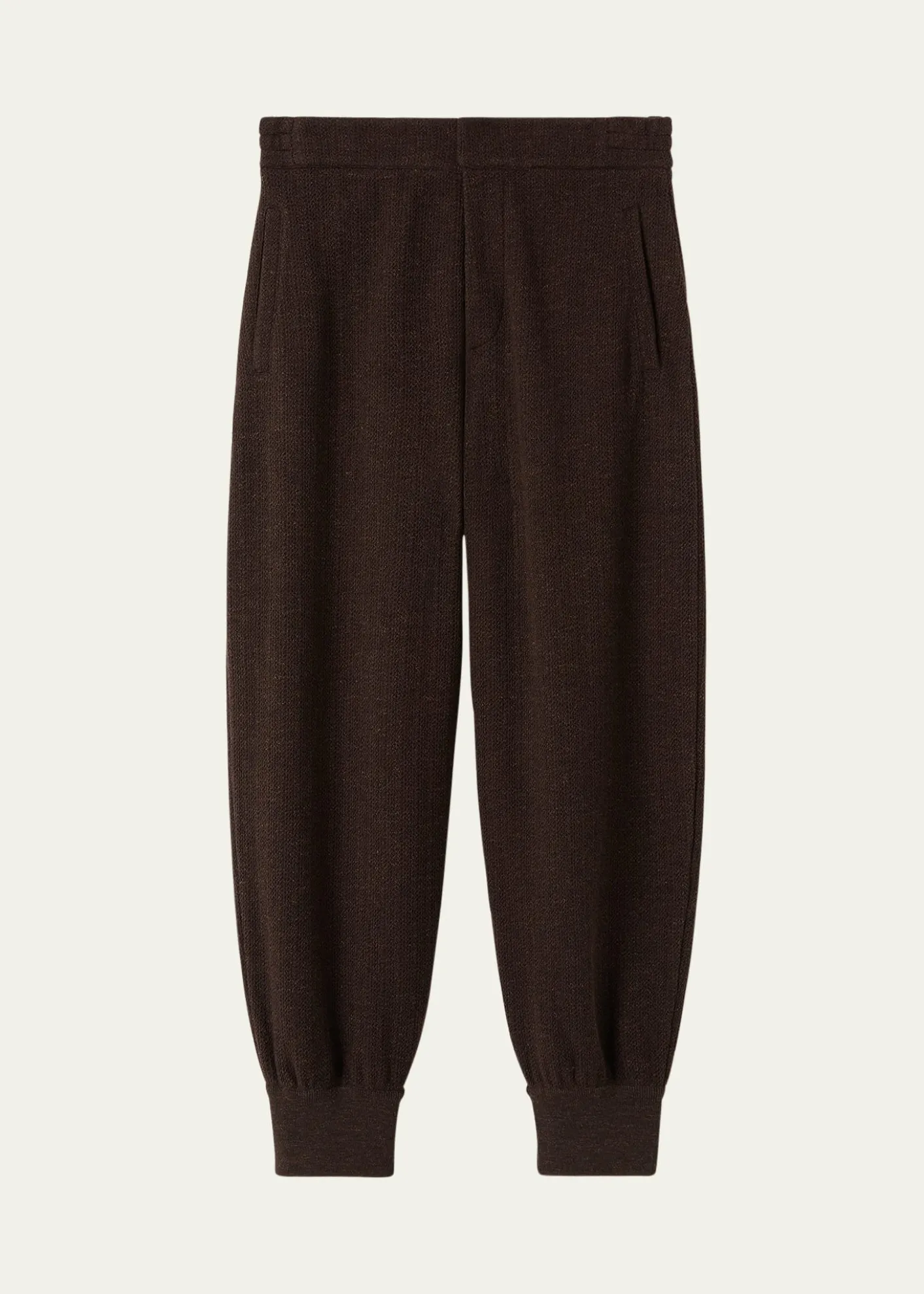 Loro PianaMen's Cellina Mouline Boucle Pants