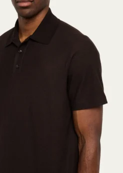 Loro PianaMen's Cerro Cotton and Cashmere Polo Shirt
