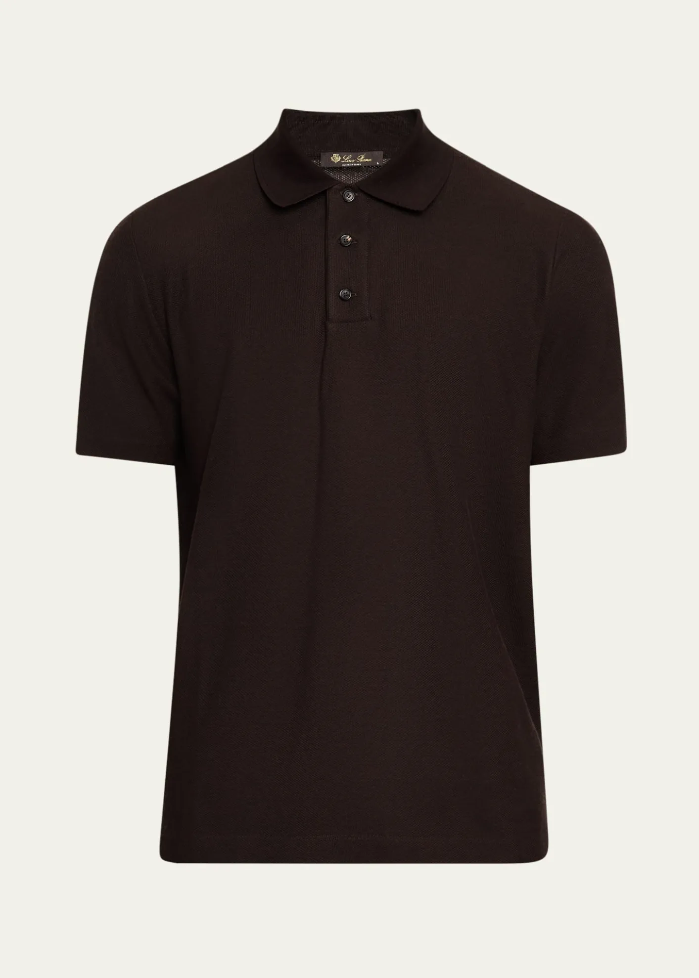 Loro PianaMen's Cerro Cotton and Cashmere Polo Shirt