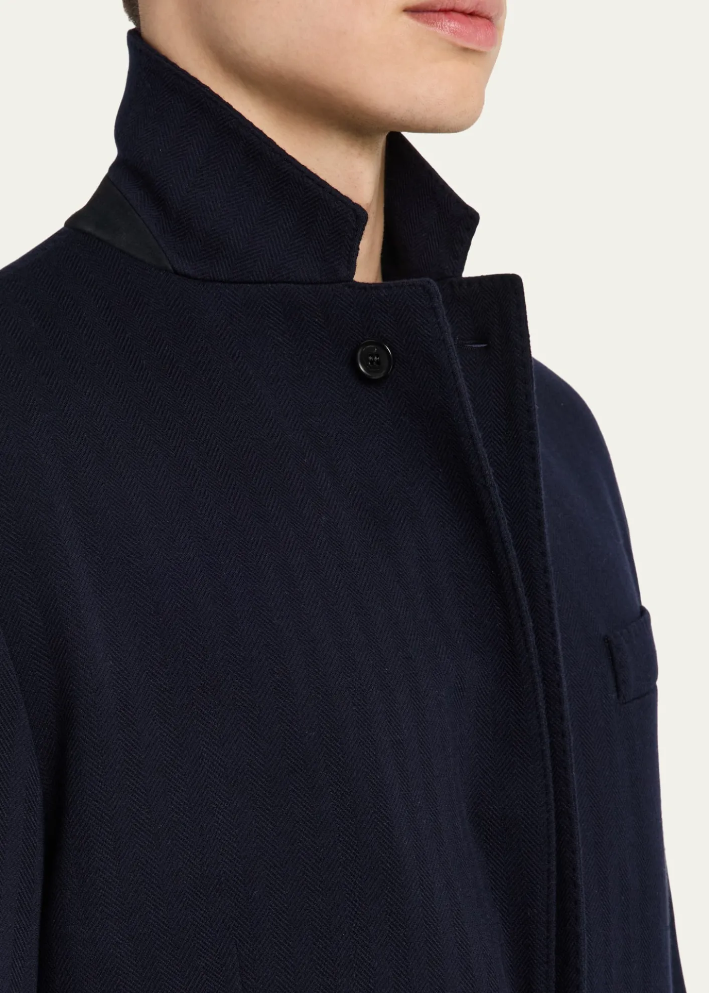 Loro PianaMen's Chevron Wool Sport Coat