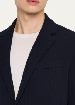 Loro PianaMen's Chevron Wool Sport Coat