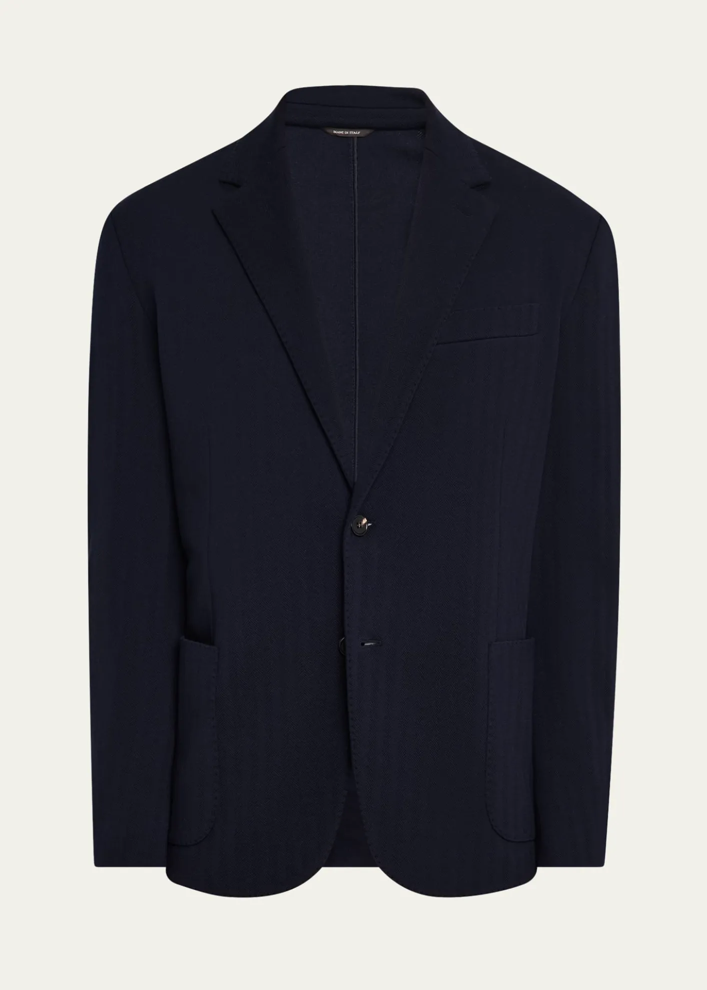 Loro PianaMen's Chevron Wool Sport Coat