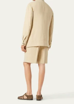 Loro PianaMen's Clem Summer Linen and Silk Shirt Jacket