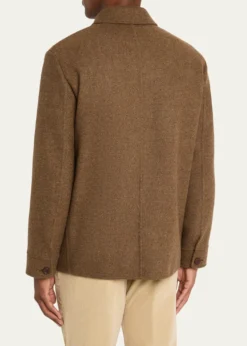 Loro PianaMen's Devis Caban Wish® Wool and Cashmere Jacket