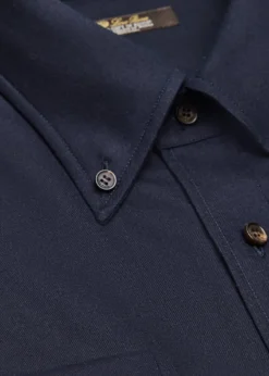 Loro PianaMen's Elia Button-Collar Pocket Sport Shirt