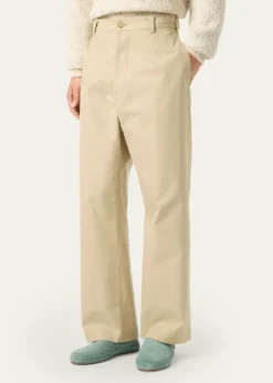 Loro PianaMen's Fuji Cotton Trouser Pants