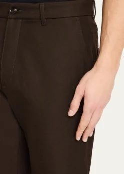 Loro PianaMen's Harper Flat-Front Trousers