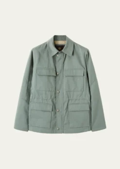 Loro PianaMen's Harstad Flap-Pocket Field Jacket