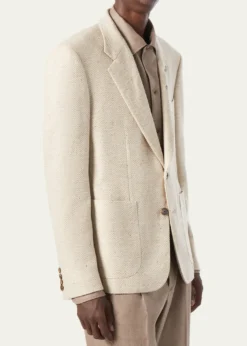 Loro PianaMen's Hedland Notch Lapel Single-Breasted Blazer