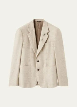 Loro PianaMen's Hedland Notch Lapel Single-Breasted Blazer