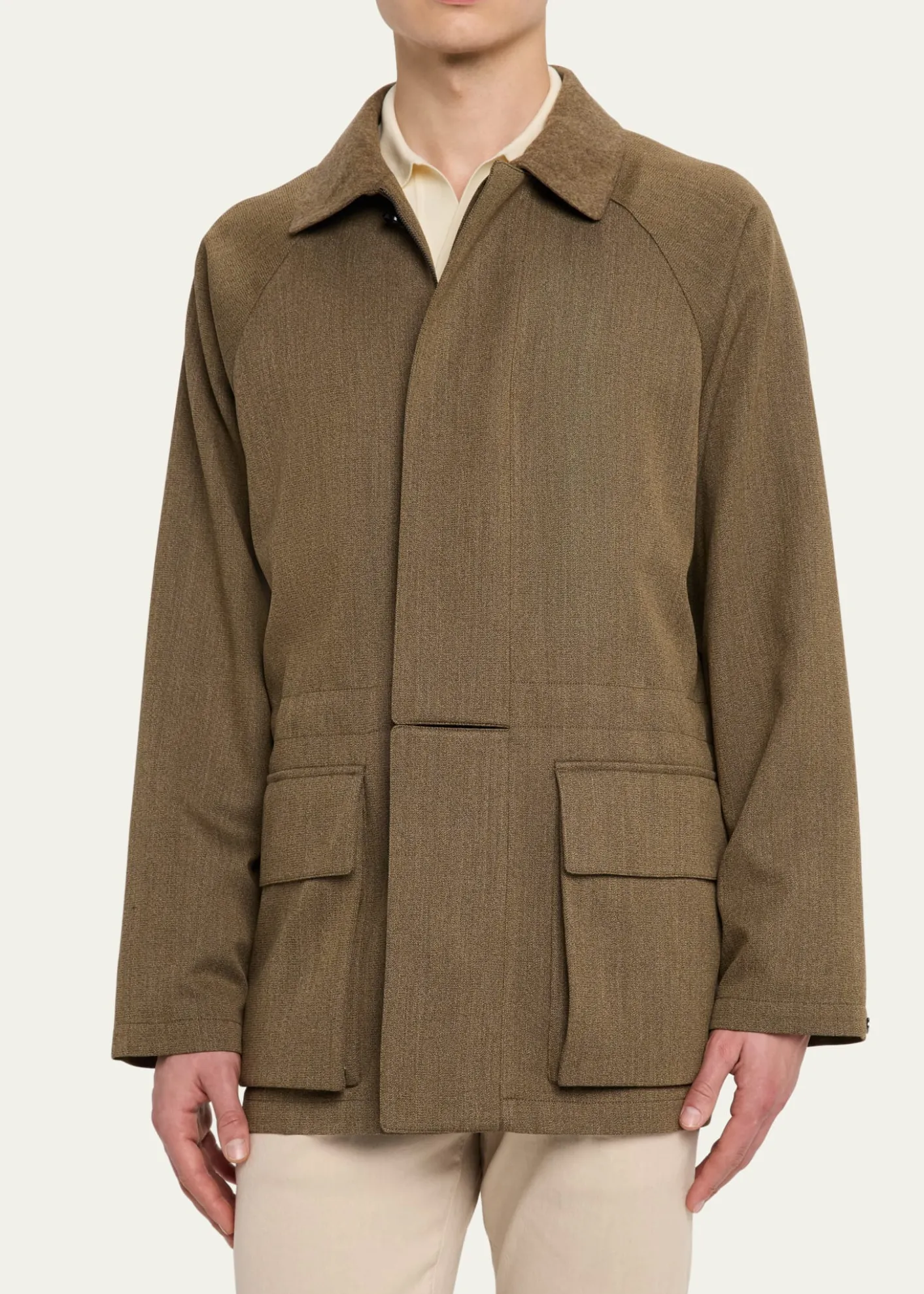 Loro PianaMen's Horsey® Wool Jacket