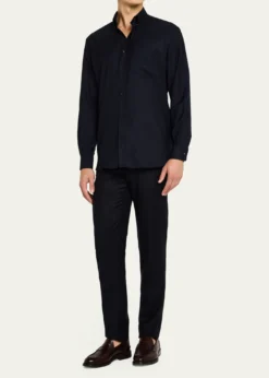 Loro PianaMen's Jack The Gift Of Kings Sport Shirt