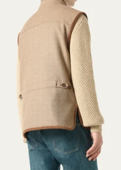 Loro PianaMen's Kelvin Cashmere, Virgin Wool and Silk Vest