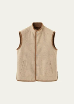 Loro PianaMen's Kelvin Cashmere, Virgin Wool and Silk Vest