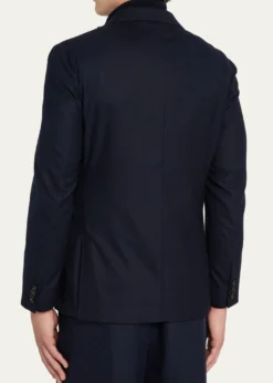 Loro PianaMen's New Order Sport Coat with Zipped Bib
