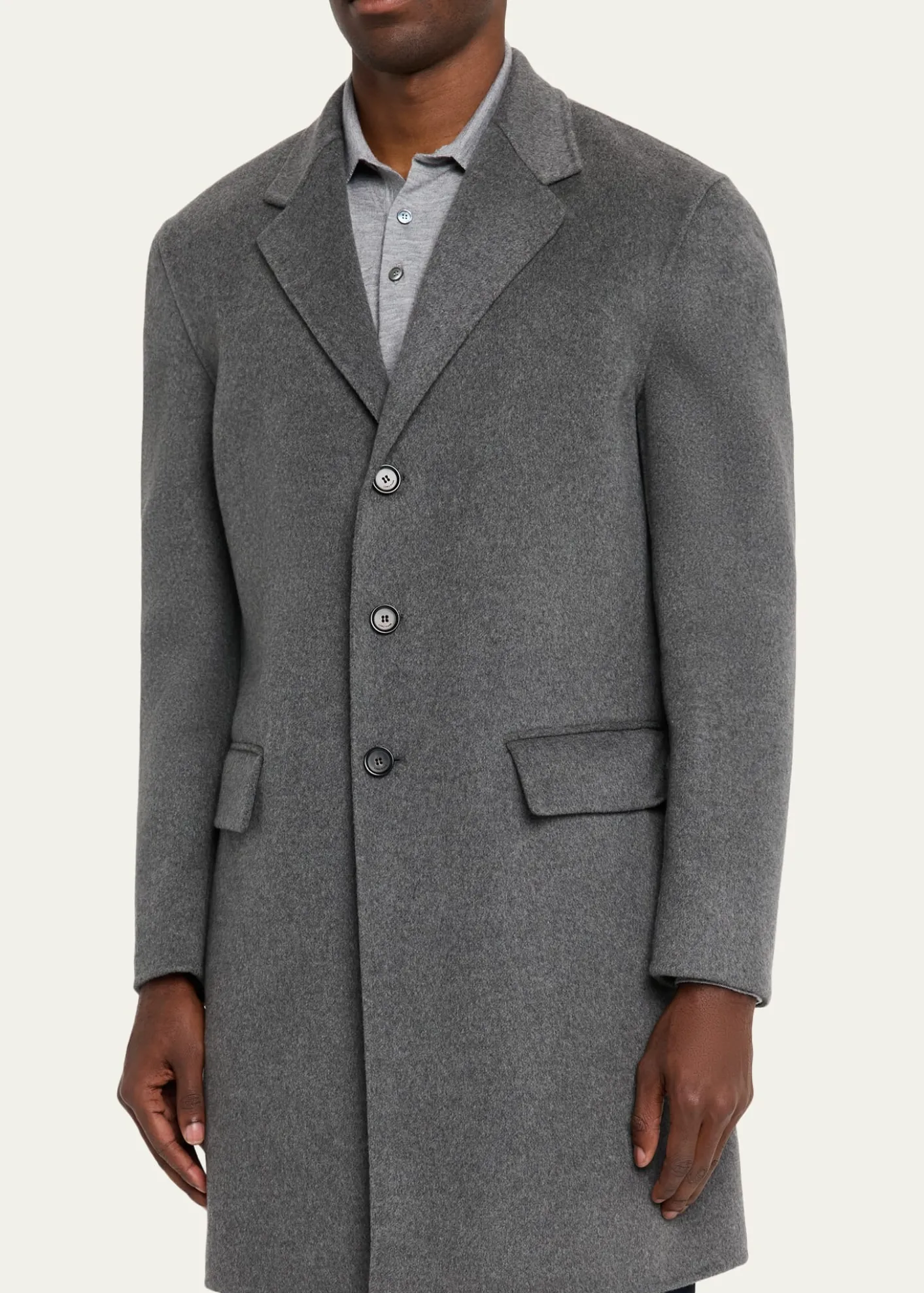 Loro PianaMen's Paolo Baby Cashmere Overcoat