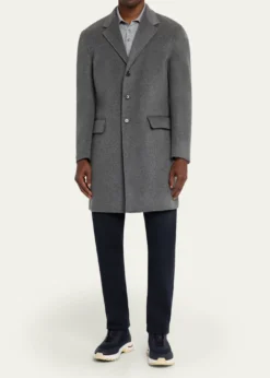 Loro PianaMen's Paolo Baby Cashmere Overcoat