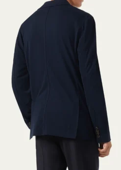 Loro PianaMen's Pique Single-Breasted Sweater Jacket
