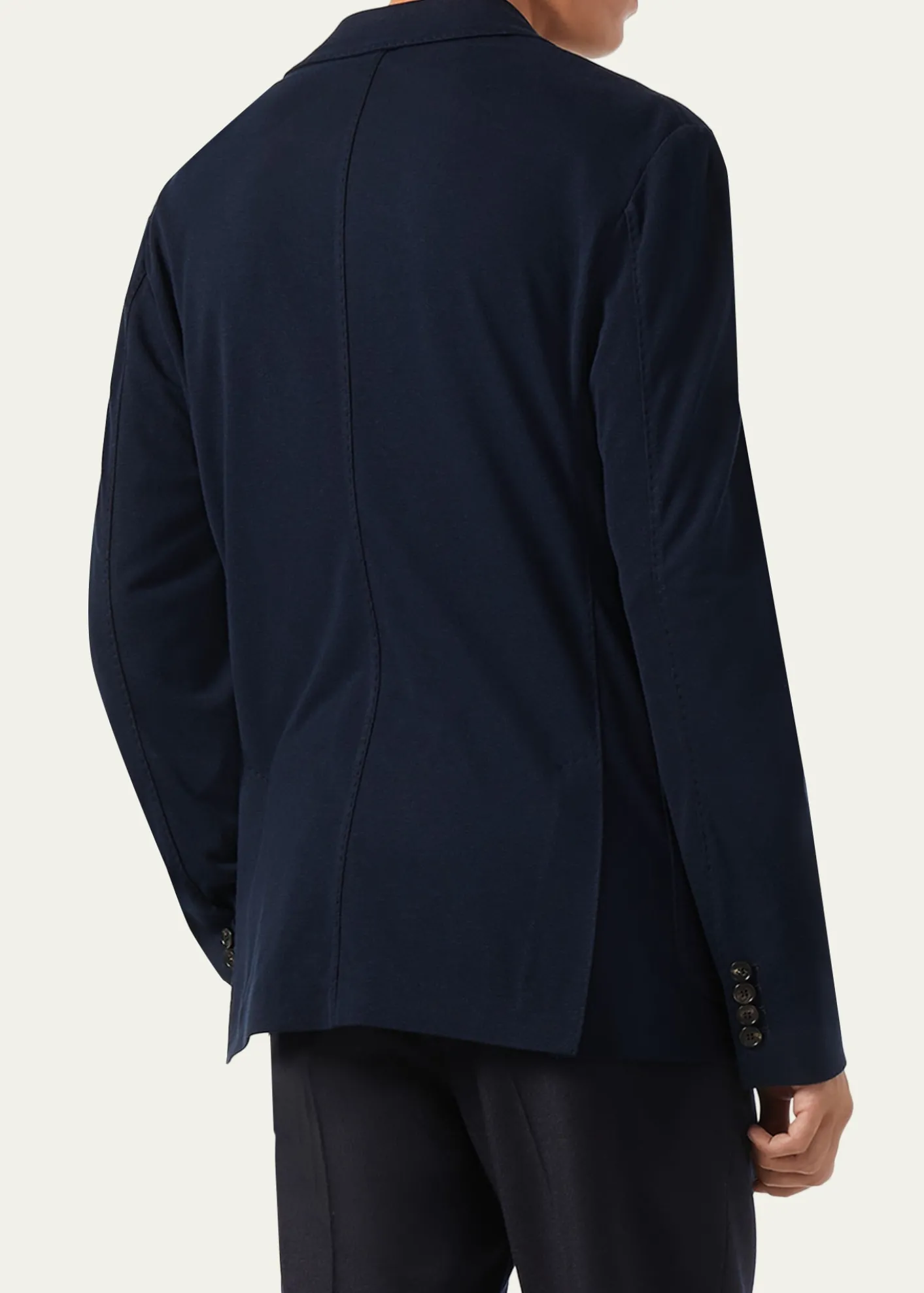 Loro PianaMen's Pique Single-Breasted Sweater Jacket