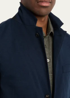 Loro PianaMen's Pique Single-Breasted Sweater Jacket