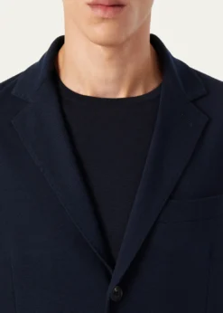 Loro PianaMen's Pique Single-Breasted Sweater Jacket