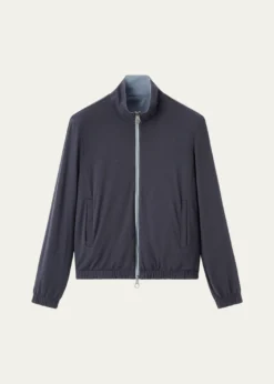 Loro PianaMen's Reversible Bomber Jacket