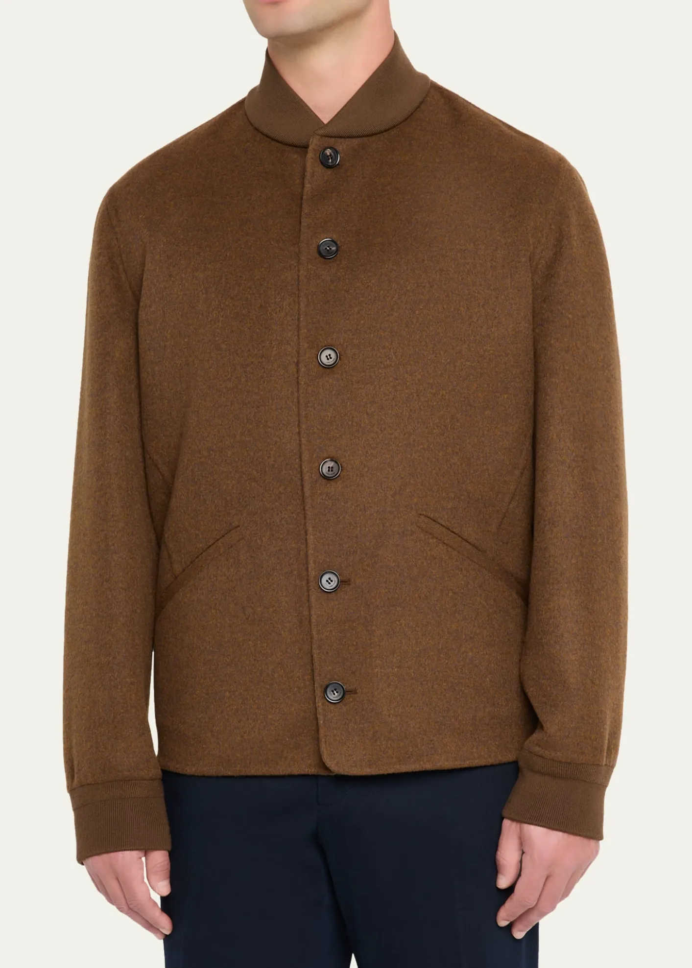 Loro PianaMen's Rik Water-Repellent Cashmere Blouson