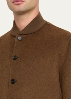 Loro PianaMen's Rik Water-Repellent Cashmere Blouson