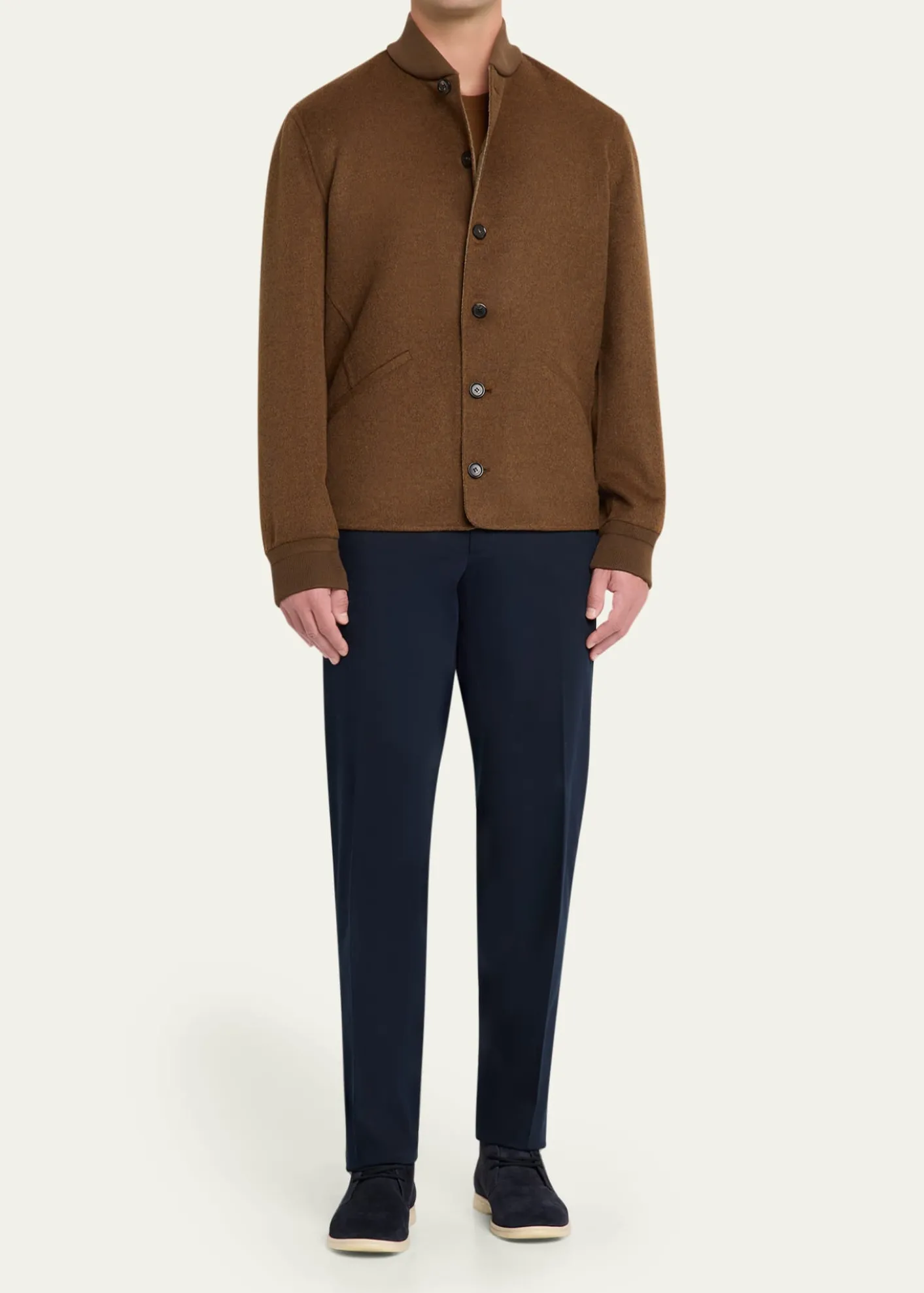 Loro PianaMen's Rik Water-Repellent Cashmere Blouson
