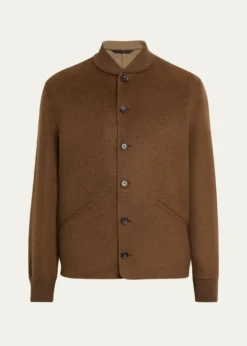 Loro PianaMen's Rik Water-Repellent Cashmere Blouson