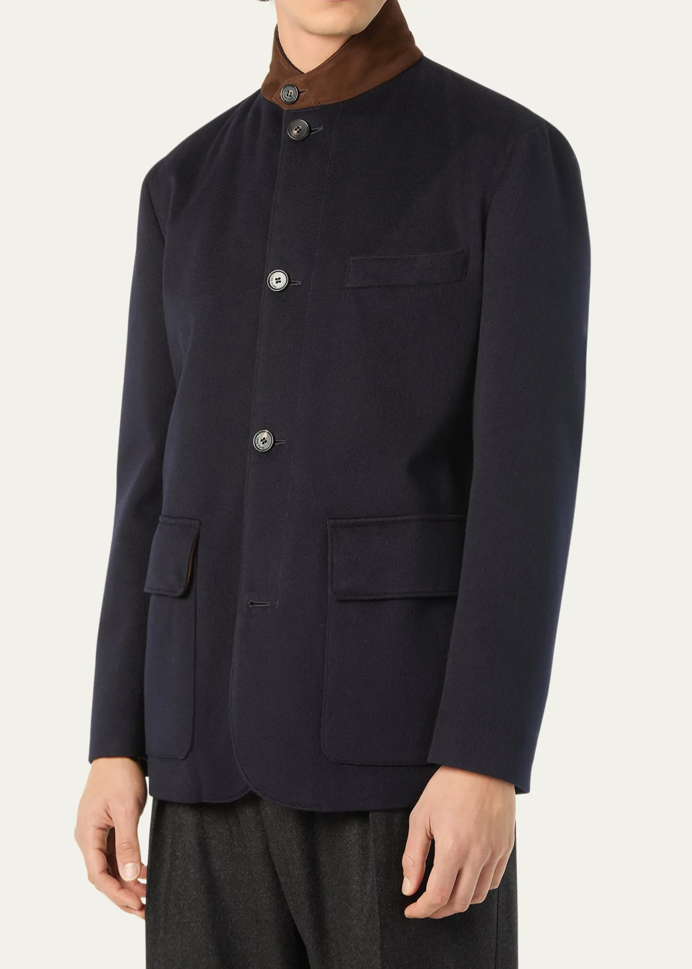 Loro PianaMen's Roadster Cashmere Single-Breasted Jacket