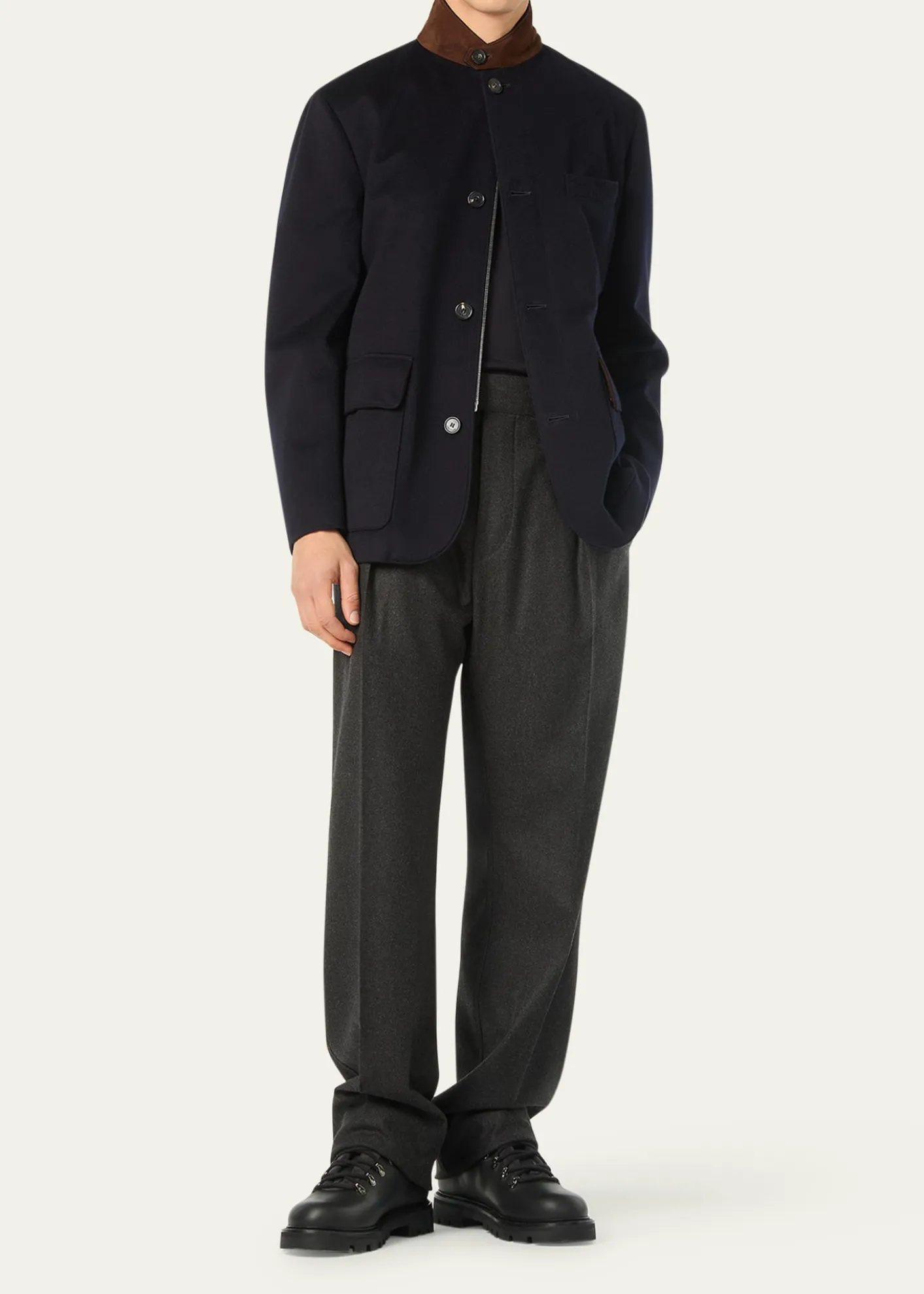 Loro PianaMen's Roadster Cashmere Single-Breasted Jacket