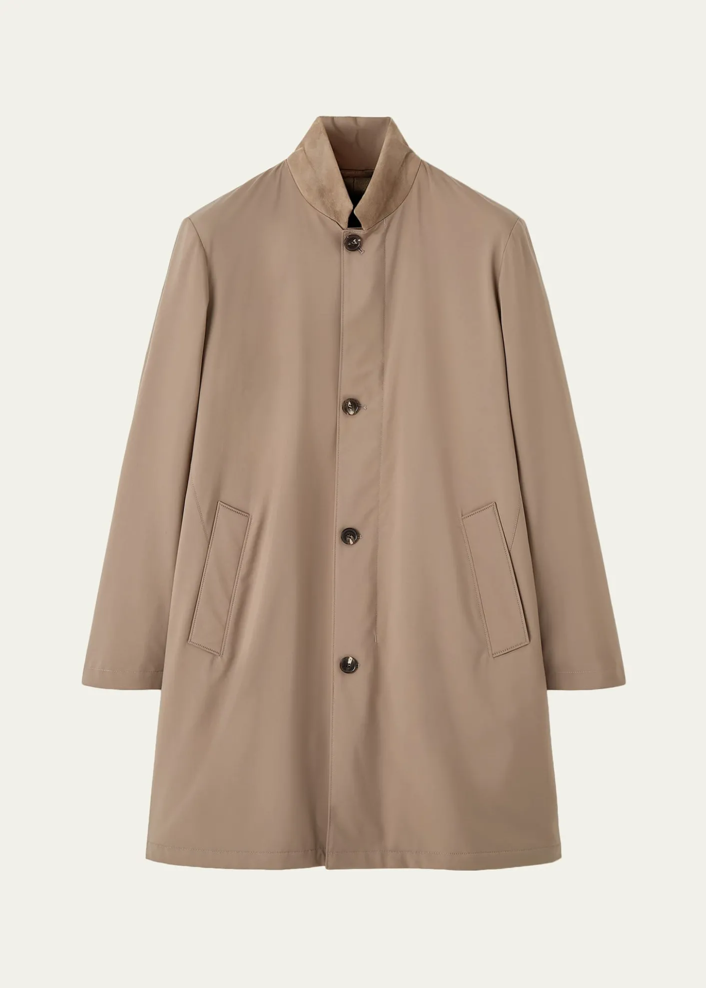 Loro PianaMen's Sebring Single-Breasted Overcoat